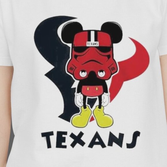 Mickey Mouse Stormtrooper Houston Texans Shirt 05 - Picture 2 of 5